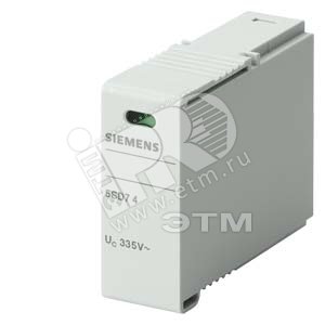 Модуль втычной T1/T2 L-N 240V AC UC 335V AC IIMP 12.5KA для 5SD7413-2 (3) и 5SD7414-2 (3) - SIEMENS