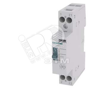 INSTA Контактор 0/1 1NO 1NC для AC 230/400V 20A катушка AC 230V/DC 220V (5TT5001-6) - SIEMENS
