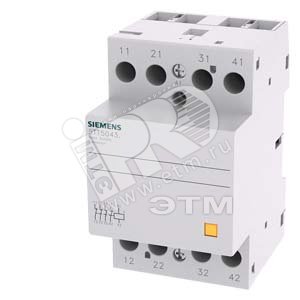 INSTA Контактор 4NC для AC 230/400V 40A катушка AC 230V/DC 220V (5TT5043-0) - SIEMENS