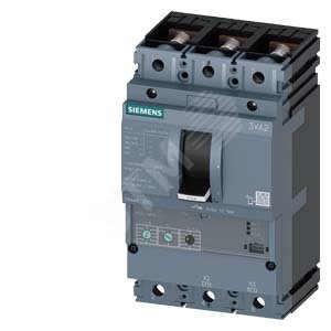 CIRCUIT BREAKER 3VA2 IEC FRAME 250 BREAKING CAPACITY CLASS  M ICU=55KA @ 415 V 3-POLE. MOTOR PROTECT - SIEMENS
