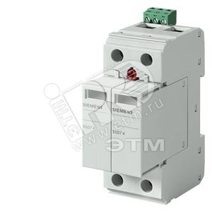 Ограничитель перенапряжений тип 2 втычные модули UC 800V AC 1П (5SD7481-1) - SIEMENS