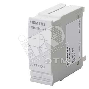 Ограничитель перенапряжений для 4 сигнальных линий UC=40V DC/28V AC IEC CATEGORY C1/C2/C3/D1 - SIEMENS