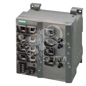 SIMATIC NET, SCALANCE X212-1LD, УПРАВЛЯЕМЫЙ IE КОММУТАТОР, 12 X 10/100МБИТ/С RJ45 ПОРТОВ, 2 X 100МБИТ/С ОДНОМОДОВЫХ BFOC, СВЕТОДИОДНАЯ ДИАГНОСТИКА, СИГНАЛЬНЫЙ КОНТАКТ ОШИБКИ С КНОПКОЙ НАСТРОЙКИ, РЕЗЕРВИРОВАННОЕ ПИТАНИЕ, PROFINET-IO УСТРОЙСТВО, У - SIEMENS