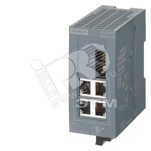 SCALANCE XB004-1LDG UNMANAGED INDUSTRIAL ETHERNET SWITCH FOR 10/100/1000MBIT/S W. 4 X 10/100/1000MBIT/S RJ45- ELECTRICAL PORTS AND 1 X1000MBIT/S SC-PORT OPTICAL (SINGLEMODE, GLAS), UP TO MAX. 10KM FOR ESTABLISHING SMALL STAR- AND LINE TOPOGRAPHI (6GK5004-1GM00-1AB2) - SIEMENS