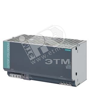 SITOP POWER 20, СТАБИЛИЗИР. БЛОК ПИТАНИЯ МОДУЛЬН. ИСПОЛН.: ГАЛЬВАН. РАЗД. ВХОДНЫХ И ВЫХОДНЫХ ЦЕПЕЙ 3-ФАЗН. ВХОД. НАПРЯЖ. ~320 … 550 В, 47 … 63 ГЦ ВЫХОД =48 В/ 20 A ЗАЩИТА НАГРУЗКИ ОТ ПЕРЕНАПРЯЖ. И КЗ РЕГ. УРОВЕНЬ ВЫХОД. НАПРЯЖЕНИЯ =42 ... 58 В