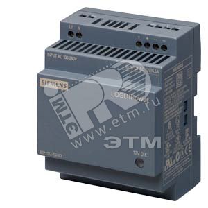 Источник питания LOGO! Power Uвх 120-230В(AC), Uвых 12В (DC)/4.5 A - SIEMENS