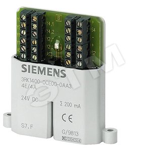 3RK1400-0CE00-0AA3 AS-ИНТЕРФЕЙСНЫЙ МОДУЛЬ, 4 I/4 O, ВИНТОВЫЕ КЛЕММЫ, 4 X 1 ВХОД, PNP 4 X ВЫХОДА 45 M - SIEMENS