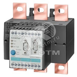 SIMOCODE-DP ОСНОВНОЙ МОДУЛЬ PROFIBUS-DP ИНТЕРФЕЙС 1.5 MBAUD, RS485 4I/40 СВОБОДНО ПАРАМЕТРИРУЕМЫЙ US: AC 115V, 50/60HZ 125 - 500A, ШИРИНА 145MM, ВХОД СУММИРУЮЩЕГО ТРАНСФОРМАТОРА ТОКА ДЛЯ КОНТРОЛЯ ЗАМЫКАНИЯ НА ЗЕМЛЮ, БИСТАБИЛЬНЫЕ ВЫХОДЫ (3UF5041-3BJ10-1) - SIEMENS