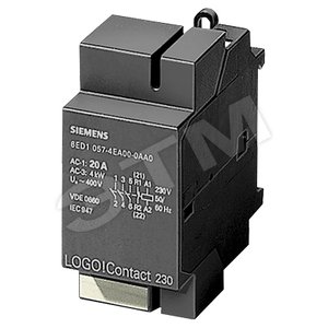 6ED1057-4CA00-0AA0 LOGO! CONTACT 24: МОДУЛЬ КОММ.КВТАЦИИ 3-ФАЗНЫХ ЦЕП - SIEMENS