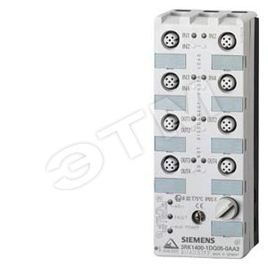 SIRIUS NET, КОМПАКТНЫЙ МОДУЛЬ 4ВХОДА 4ВЫХОДА, AS-I, 4 ЦИФРОВЫХ ВХОДА 200MA, PNP, Y-II, 4 ЦИФР. ВЫХ. 4A, PNP, Y-II, M12 ВСТАВНОЙ РАЗЪЕМ IP67