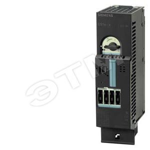 SIMATIC DP, ET 200S, МОДУЛЬ DSS1E-X HIGH FUTURE: АВТОМАТ + УСТР. ПЛАВНОГО ПУСКА, AC3, 1.1КВТ/~400В, ДИАПАЗОН НАСТРОЙКИ ЗАЩИТЫ 0.3 … 3.0А. РАСШИРЕНИЕ МОДУЛЕМ УПР. Э/М ТОРМОЗОМ И МОДУЛЕМ 2DI, ШИРИНА 65ММ - SIEMENS