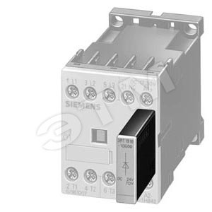 DIODE COMBINATION, DC 24...250 V, ОГРАНИЧИТЕЛЬ ПЕРЕНАПРЯЖЕНИЯ, ДЛЯ МОНТАЖА НА КОНТАКТОРЫ,  ТИПОРАЗМЕР S00 MULTI-UNIT PACKING (3RT1916-1EH00-ZX90) - SIEMENS