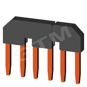 Плата монтажная для контакторной сборки звезда-треугольник типоразмер S12-S12-S10 (3RA1972-2E)