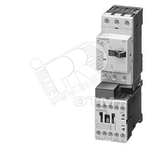 ФИДЕРНАЯ СБОРКА, ПРЯМОЙ ПУСК, 400V AC, ТИПОРАЗМЕР S00, 5.5...8 A, 24 V DC, С КОНТАКТОРОМ 3RT10171BB41,ВСТРОЕНЫЙ БЛОК-КОНТАКТ, ДЛЯ LS 3RV19011E - SIEMENS