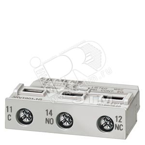 3RV1912-1CV1 РАСЦЕПИТЕЛЬ МИНИМАЛЬНОГО НАПРЯЖЕНИЯ AC 480 V, 60 ГЦ, С ДОП. КОНТАКТАМИ, 2НО, ДЛЯ АВТОМА