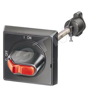 DOOR-COUPLING ROTARY OPERATING MECHANISM IP65 ДЛЯ АВТОМАТИЧЕСКИЙ ВЫКЛЮЧАТЕЛЬS ТИПОРАЗМЕР S0...S3, 130MM SHAFT, AS 3RV19260B, BUT FOR SWITCH MOUNT. ROTATED BY 90 DEGREES, SAME POSITION OF MASKING FRAME INSCR.. OFF=LEFT, ON=TOP - SIEMENS