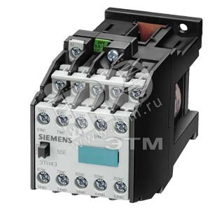 3TH4355-0BF8 ВСПОМОГАТЕЛЬНЫЙ КОНТАКТОР 55E DIN EN 50011 5NO+5NC, SCREW CONNECTION DC OPERATION DC SO