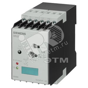 3UG30811AW30 Реле контр изол.AC/DC24-240V - SIEMENS