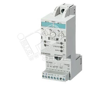РЕГУЛЯТОР МОЩНОСТИ ДИАПАЗОН ТОКОВ 50A 40 ГРАД. C 110-230V / 24V AC/DC ДЛЯ ПОЛУПРОВОДНИКОВЫХ РЕЛЕ / КОНТАКТОРОВ (3RF2950-0HA13) - SIEMENS