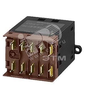 Реле контакторное 40E EN 50 011 4НО монтаж винтами по диагонали катушка AC 50/60Гц 110V (3TH2040-6AG2) - SIEMENS