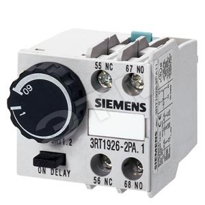 PNEUMATIC TIMING RELAY BLOC OFF-DELAY 0,1... 30S 1НО + 1НЗ ДО SNAP ON 3RT1.2 ACC. DIN VDE 0116 - SIEMENS