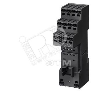 ЦОКОЛЬ ДЛЯ РЕЛЕ PT С 2 П КОНТАТАМИ, PLUG-IN TERMINAL (PUSH IN C LOGICAL DISCONNECTION
