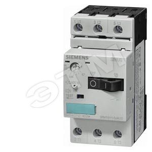 CIRCUIT-BREAKER, SIZE S3, FOR MOTOR PROTECTION, CLASS 10, A-RES. 36...50 A, N-RES. 650 A, 1 NO + 1 NC TRANSVERSE, SCREW CONNECTION, STANDARD SWITCHING CAPACITY - SIEMENS