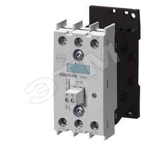 ПОЛУПРОВОДНИКОВЫЙ КОНТАКТОР 3RF2, 3-Ф.,  AC53 5.2A   40 C НОМ. РАБ. НАПРЯЖЕНИЕ 48-600V / НАПРЯЖЕНИЕ УПРАВЛЕНИЯ 24V DC 2-PH. CONTROLLED MOMENT. CONT. SCREW-TYPE TERMINAL - SIEMENS