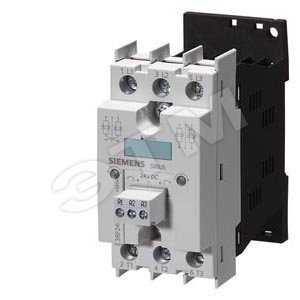 ПОЛУПРОВОДНИКОВЫЙ КОНТАКТОР 3RF2, 3-Ф., АС53, 5.4A   40 ГРАД С, НОМ. РАБ. НАПРЯЖЕНИЕ 48-480V / НАПРЯЖЕНИЕ УПРАВЛЕНИЯ 110-230V AC РЕВЕРСИВНЫЙ, МГН. КОММУТАЦИЯ, ВИНТОВЫЕ ЗАЖИМЫ - SIEMENS