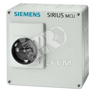 SIRIUS MCU ПУСКАТЕЛЬ ЭЛЕКТРОДВИГАТЕЛЯ EN.DEGR. OF PROTEC.IP55 PLASTIC COMMUNICATION WITHOUT ELECTROMECHANICAL SWITCHING SHORT-CIRCUIT PROTECTION C CB DIRECT-ON-LINE STARTER BRAKE WITHOUT PERFORMANCE CLASS 1.00A MOTOR PROTEC. CIRCUIT-BREAKER WITH (3RK4340-3CR51-0BA0) - SIEMENS
