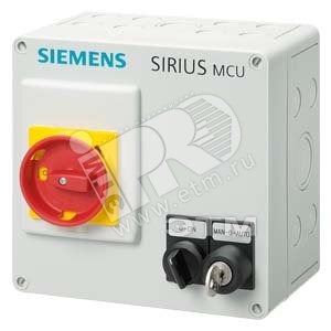 SIRIUS MCU ПУСКАТЕЛЬ ЭЛЕКТРОДВИГАТЕЛЯ EN.DEGR. OF PROTEC.IP55 PLASTIC COMMUNICATION WITHOUT ELECTROMECHANICAL SWITCHING SHORT-CIRCUIT PROTECTION C CB DIRECT-ON-LINE STARTER BRAKE WITHOUT PERFORMANCE CLASS 1.00A MOTOR PROTEC. CIRCUIT-BREAKER WITH - SIEMENS