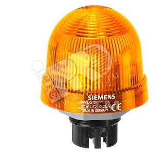 ВСТРОЕННЫЙ ЛЮМИНИСЦЕНТНЫЙ ПРОБЛЕСКОВЫЙ ЭЛЕМЕНТ, 115V, ЖЕЛТЫЙ - SIEMENS