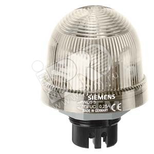 Встроенный люминисцентный проблесковый элемент, 24V, прозрачный