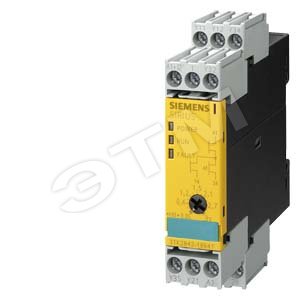 SIGUARD Устройство стандартное электронное 22.5мм 2 контакта винтовые зажимы 24В DC без задержки времени датчики без потенциала (3TK2841-2BB40) - SIEMENS