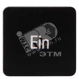 INSCRIPTION ДЛЯ ENCLOSURE INSCRIPTION LABEL FOR STICKING LABEL SIZE 22 X 22 MM WITH INSCRIPTION: EMERGENCY STOP BLACK WITH WHITE PRINT - SIEMENS