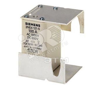Вставка плавкая SITOR 50A AC 1000V для 6QG11 - SIEMENS