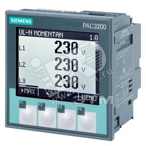 Прибор измерительный серии PAC3200 - SIEMENS