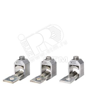 АКСЕССУАР ДЛЯ РАЗЪЕДИНИТЕЛЬ WITH FUSES IN-LINE DESIGN, CAN BE PLUGGED IN, NH1 CONNECTING TERMINALS SINGLE TERMINALS ДЛЯ 4-ПОЛЮСА DEVICES 16 - 300 ММ2