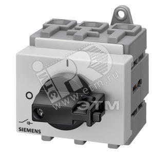 3LD2030-0TK11 ГЛАВНЫЙ/АВАРИЙНЫЙ ВЫКЛЮЧАТЕЛЬ 3 ПОЛЮСА IU=16, P/AC