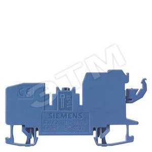 НУЛЕВАЯ ИЗОЛИРОВАННАЯ КЛЕММА ВЫСОКАЯ СИНЯЯ 6КВMM, 10MM, 41A, 400V - SIEMENS