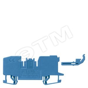НУЛЕВАЯ ИЗОЛИРОВАННАЯ КЛЕММА СИНЯЯ 6КВMM, 6,2MM, 32A, 500V - 400V - SIEMENS