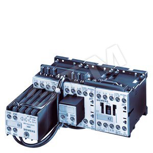 КОНТАКТОР COMBINATION, STAR-DELTA (PREASSEMBLED) WITH LATERAL РЕЛЕ ВРЕМЕНИ, 3PH, 7.5КВТ/400V, 3-ПОЛ., ТИПОРАЗМЕР S00,S00,S00, EL. И MECH. LATCHED IN, ВИНТОВЫЕ КЛЕММЫ, 230V AC, 50/60ГЦ - SIEMENS