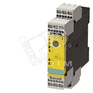 ASISAFE МОДУЛЬ S22,5F TWO SAFE INPUTS 2FDI И TWO STANDARD OUTPUTS 2DO WITH AUX. VOLTAGE SUPPLY UAUX 24 V DC ВИНТ.КОНТАКТЫ - SIEMENS