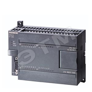 SIMATIC S7-200 Процессор центральный CPU 224 питание переменным током 14DI =24В 10DO с замыкающими контактами реле 8/12кB CODE/8кB DATA (6ES7214-1BD23-0XB0) - SIEMENS