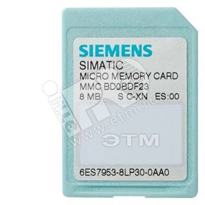 6ES7953-8LP31-0AA0 SIMATIC S7, MICRO MEMORY CARD FOR S7-300/C7/ET 200