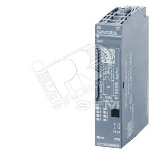 6ES7132-6BF00-0CA0 SIMATIC ET 200SP.МОДУЛЬ ДИСКРЕТНОГО ВЫВОДА.DQ 8X 24В/0.5A HF С РАСШИРЕННЫМ ФУНКЦИ - SIEMENS