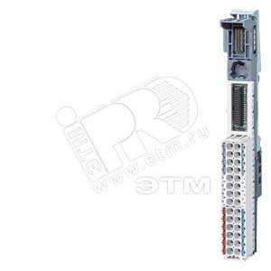 6ES7193-6BP40-0DA1 SIMATIC ET 200SP.БАЗОВЫЙ БЛОК BU15-P16+A0+12D/T.ТИП A1.ВТЫЧНЫЕ КЛЕММЫ.С 2Х 5 ДОП. - SIEMENS