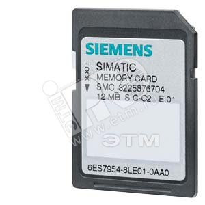 SIMATIC S7 Карта памяти для S7-1X00 CPU/SINAMICS 3.3В NFLASH 24Мб - SIEMENS