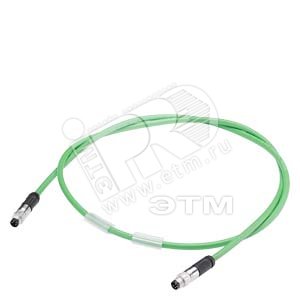 6ES7194-2LH20-0AA0 ШИННЫЙ КАБЕЛЬ ДЛЯ ET-ПОДКЛЮЧЕНИЯ. ПРЕДСОБРАН С 2 СОЕДИНИТЕЛЯМИ M8. 4Х-ЖИЛЬНЫЙ. ЭК - SIEMENS