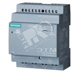 Модуль логический без дисплея 230 В/230 8DI/4DO память 400 блоков - SIEMENS